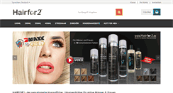 Desktop Screenshot of hairfor2.de